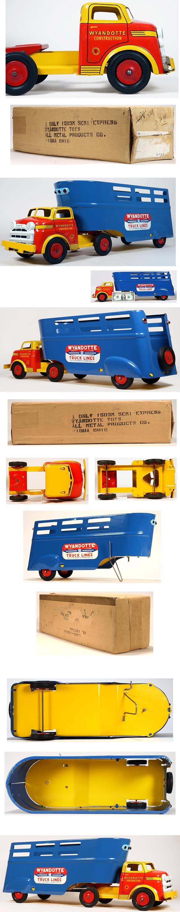 1952 Wyandotte, No.1503M Semi-Express Truck in Original Box